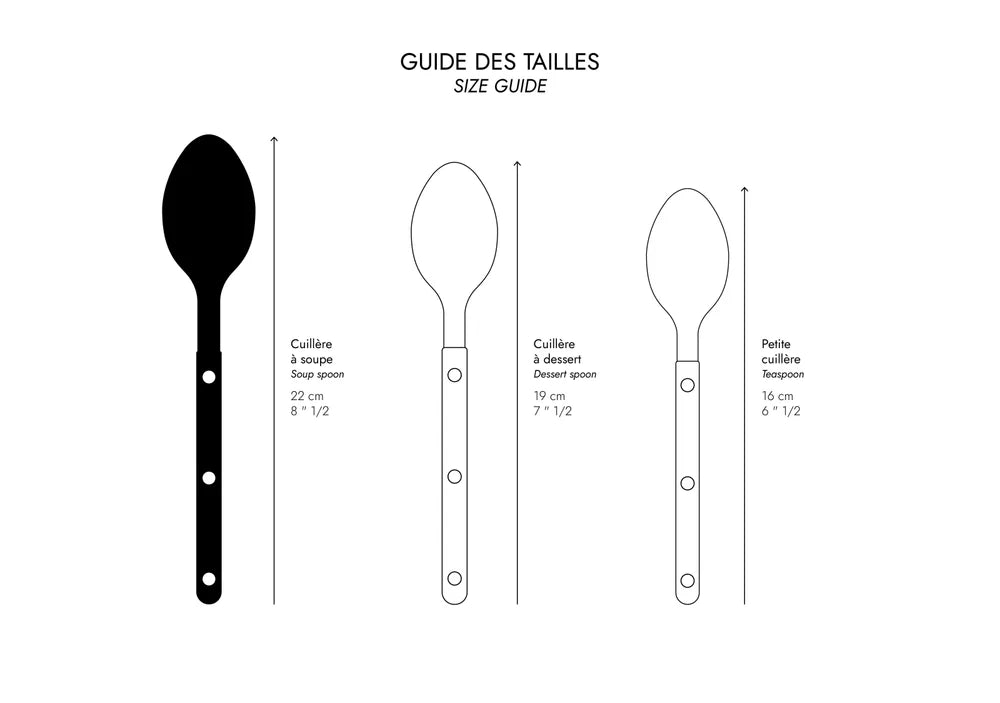 Suppenlöffel Bistrot aus Edelstahl Elfenbein