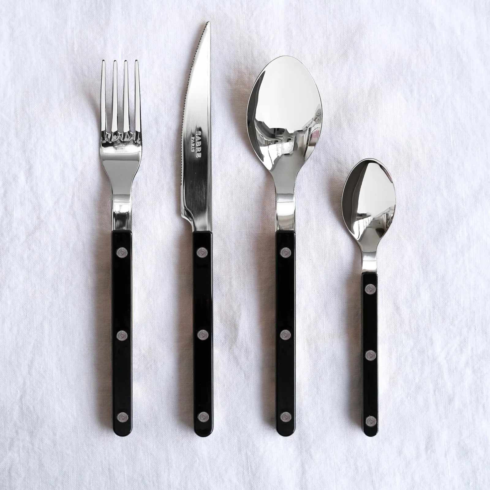 Tafelmesser Bistrot aus Edelstahl Schwarz