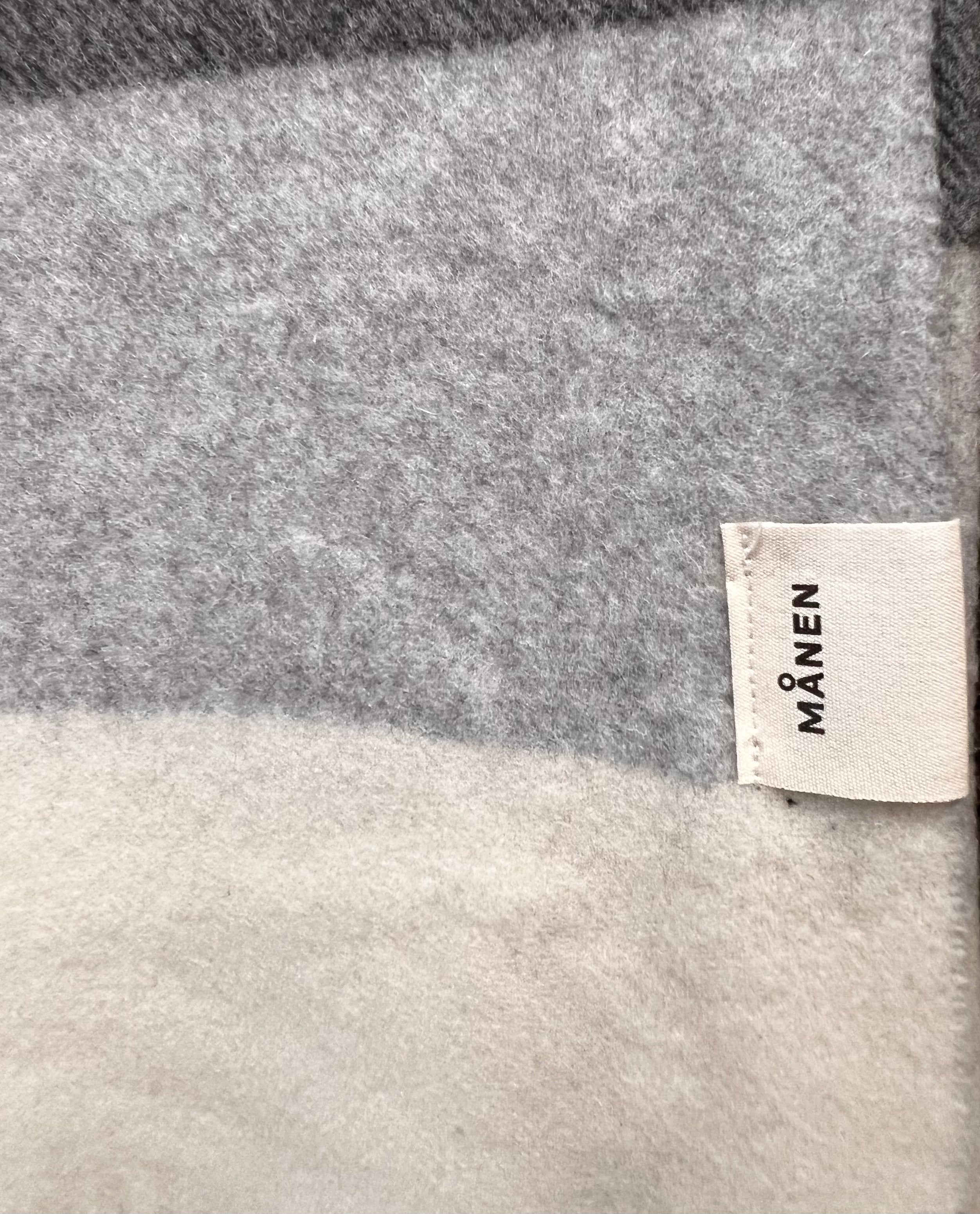 Decke Stripes Grau/Hellgrau
