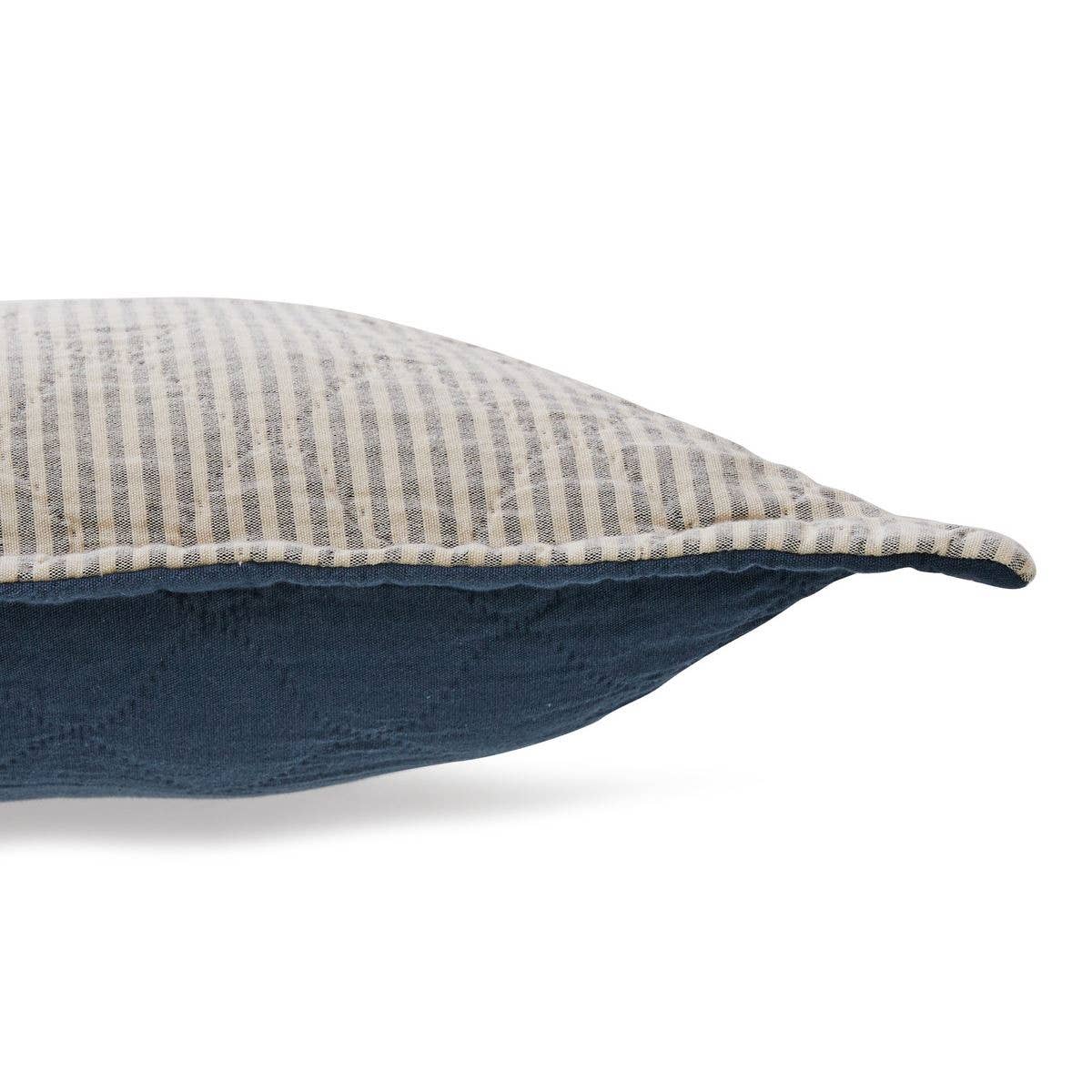 Kissenbezug Double jeu bleu encre - GUNDT HOME