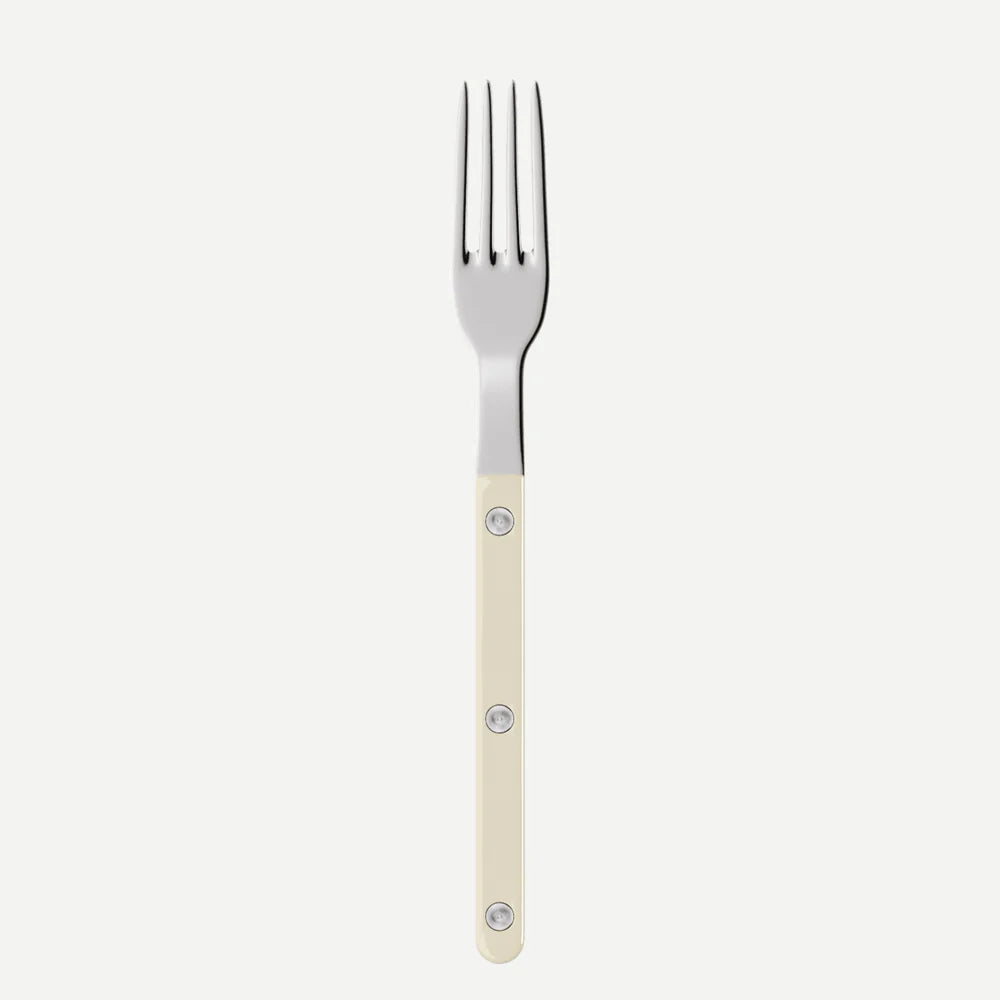 Kleine Gabel Bistrot aus Edelstahl Elfenbein