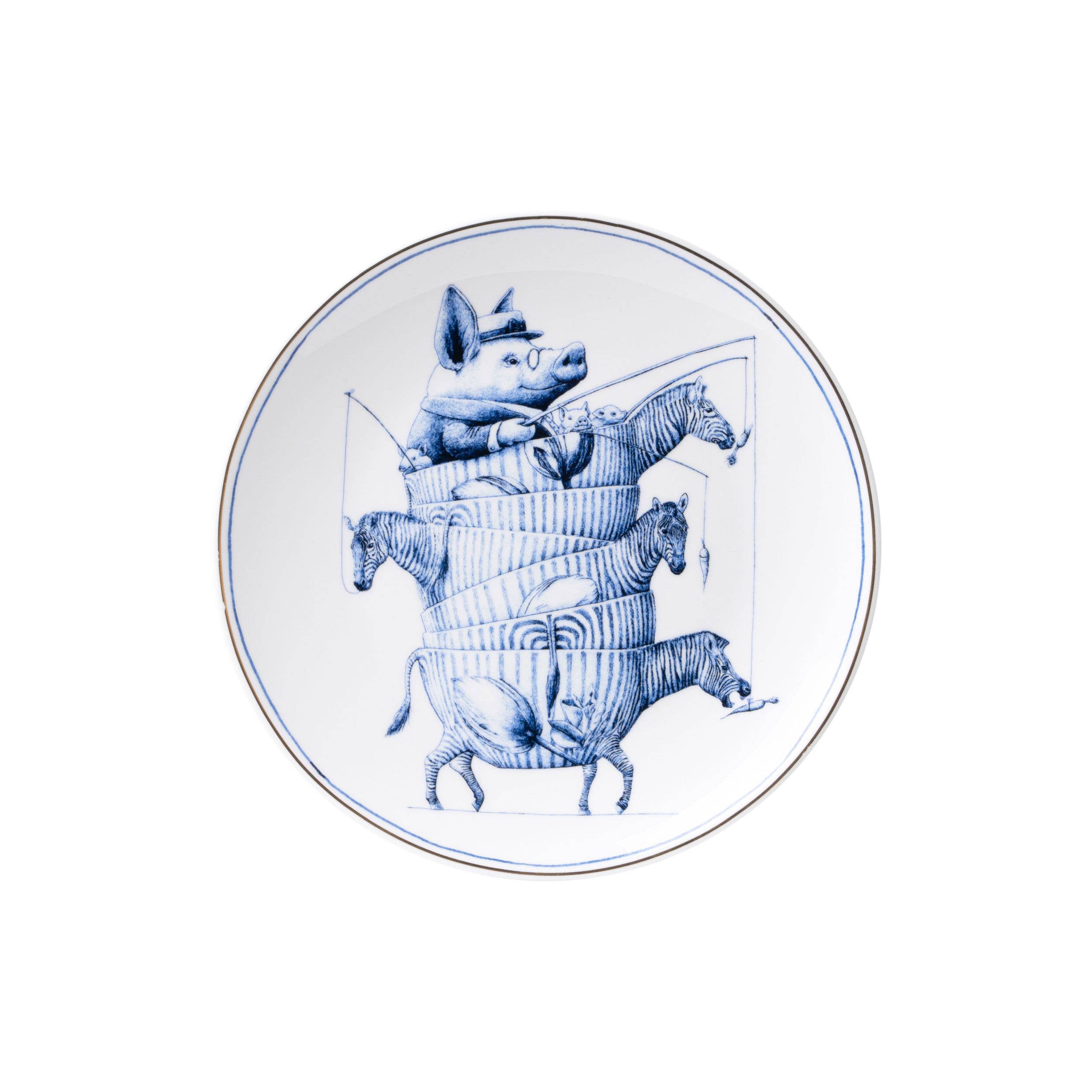 Wandteller Redmer Hoekstra Zebra - GUNDT HOME