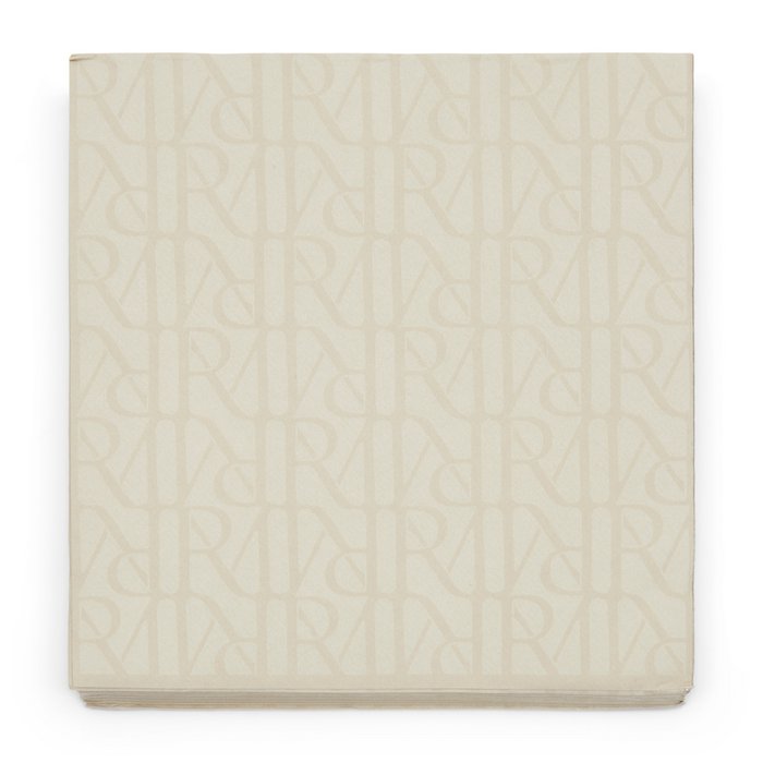 Papierserviette mit RM Monogram - GUNDT HOME