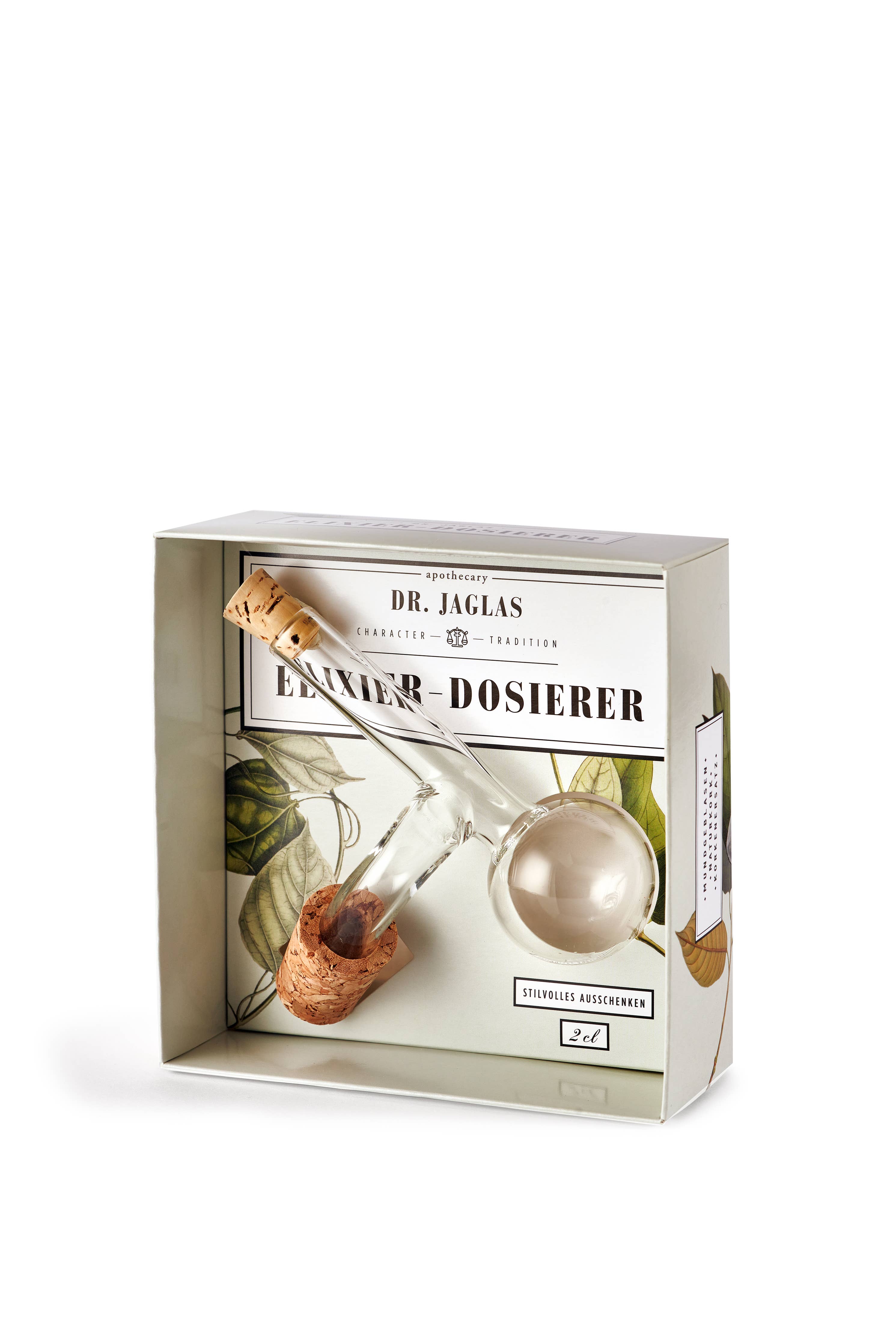 Ausgießer, + Design Geschenkkarton, 2 cl, mundgeblasen - GUNDT HOME