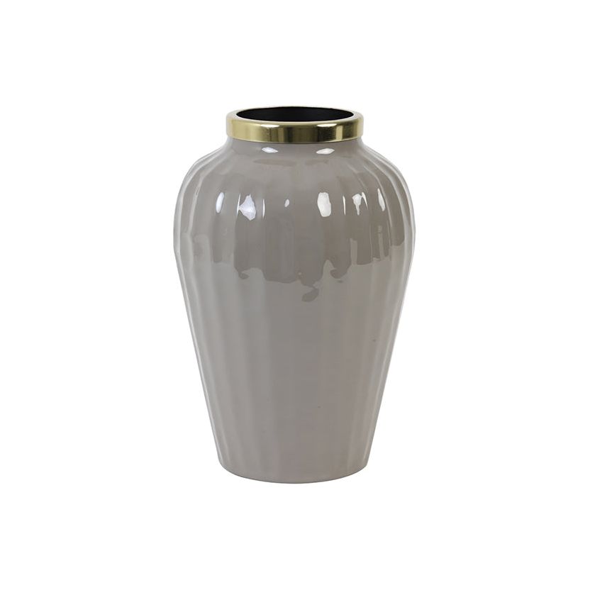 Vase Zunyi hell grau - GUNDT HOME